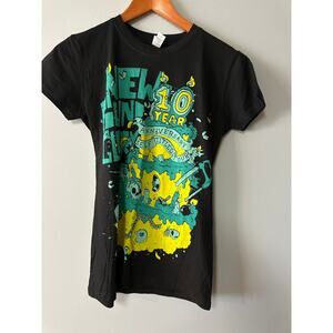 New Found Glory 10 Year Anniversary Tour T-Shirt Black Size M Pop Punk Band